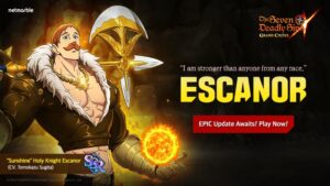 Holy Knight Escanor Hadir di Update Terbaru The Seven Deadly Sins: Grand Cross